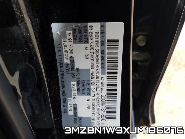 3MZBN1W3XJM186076 фото 2