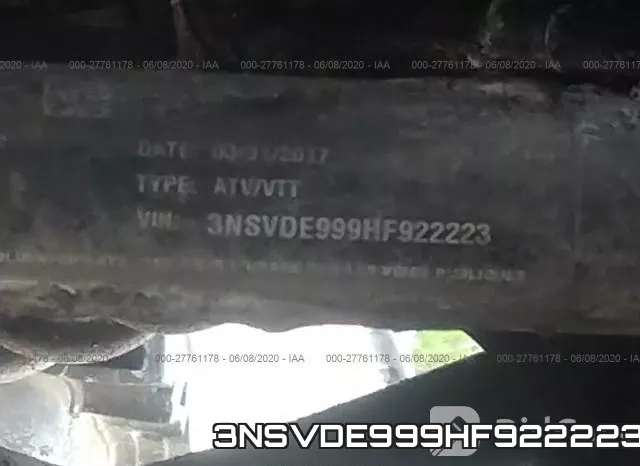 3NSVDE999HF922223 фото 2