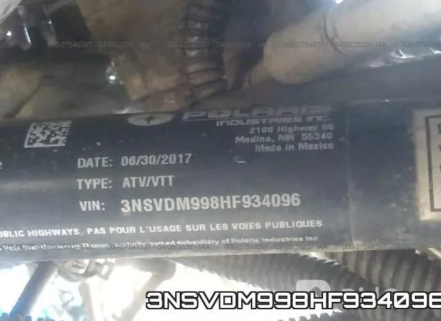 3NSVDM998HF934096 фото 2