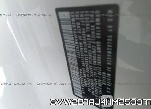 3VW2B7AJ4HM253377 фото 9