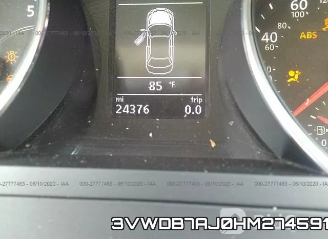 3VWDB7AJ0HM274591 фото 8