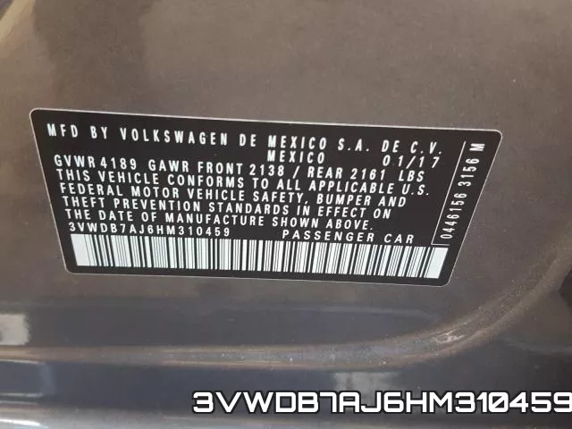 3VWDB7AJ6HM310459 фото 2