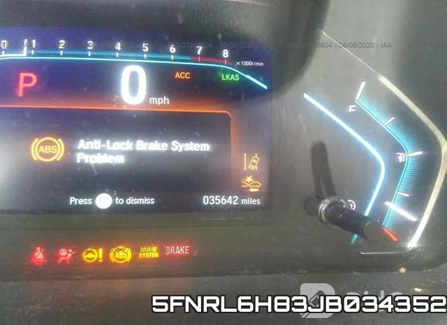 5FNRL6H83JB034352 фото 8