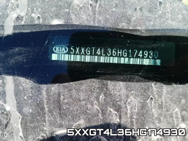 5XXGT4L36HG174930 фото 2