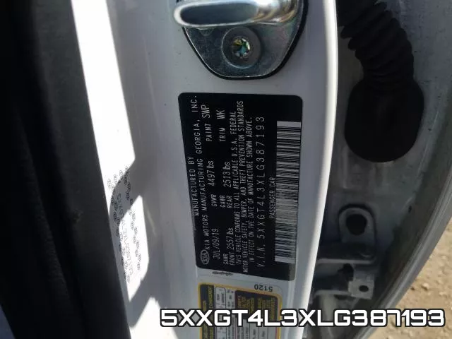 5XXGT4L3XLG387193 фото 2