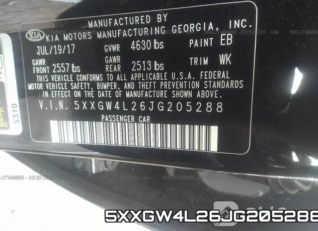 5XXGW4L26JG205288 фото 10