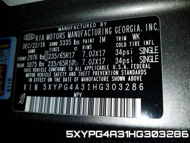 5XYPG4A31HG303286 фото 2