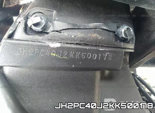 JH2PC40J2KK500178 фото 2