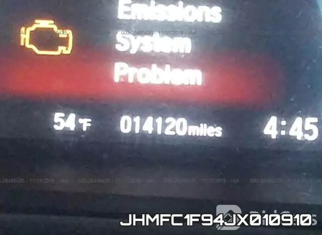 JHMFC1F94JX010910 фото 8