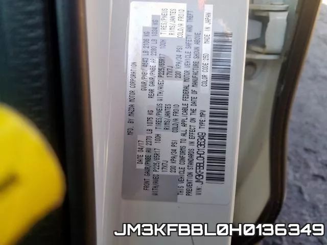 JM3KFBBL0H0136349 фото 2