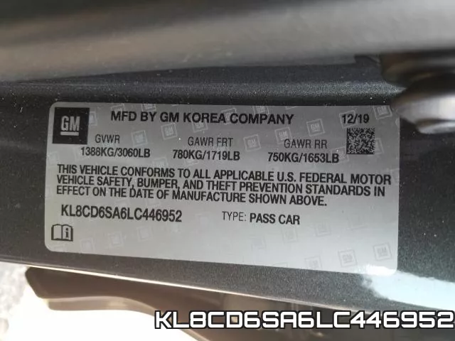 KL8CD6SA6LC446952 фото 2