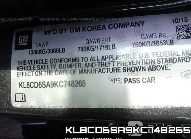 KL8CD6SA9KC748265 фото 10