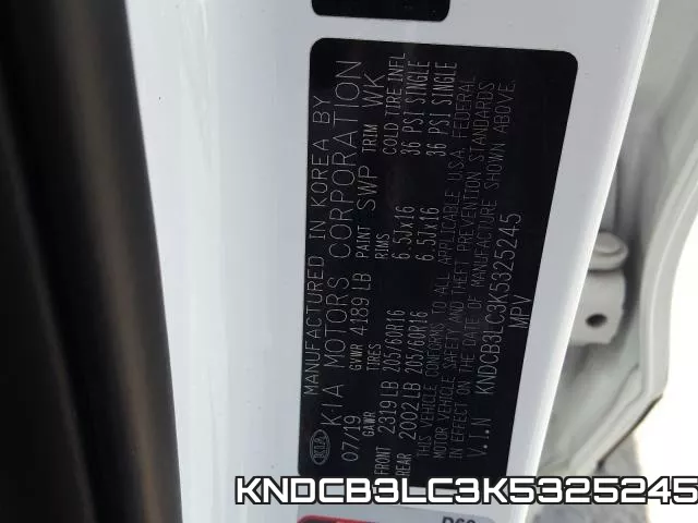 KNDCB3LC3K5325245 фото 2