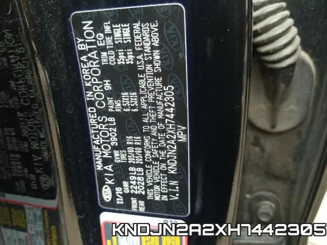 KNDJN2A2XH7442305 фото 2
