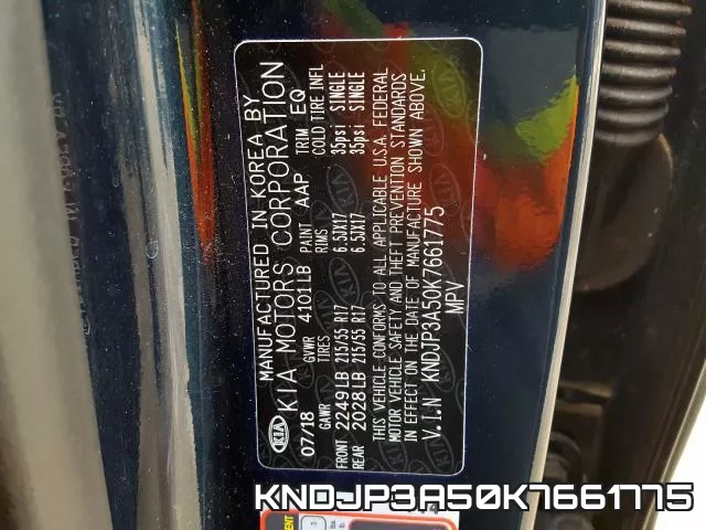 KNDJP3A50K7661775 фото 2