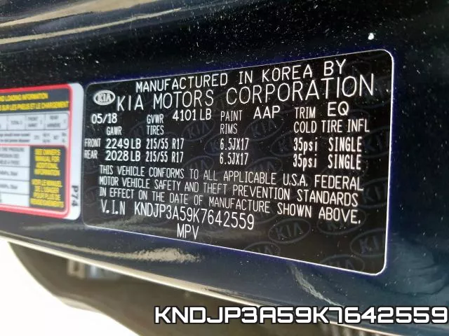 KNDJP3A59K7642559 фото 2