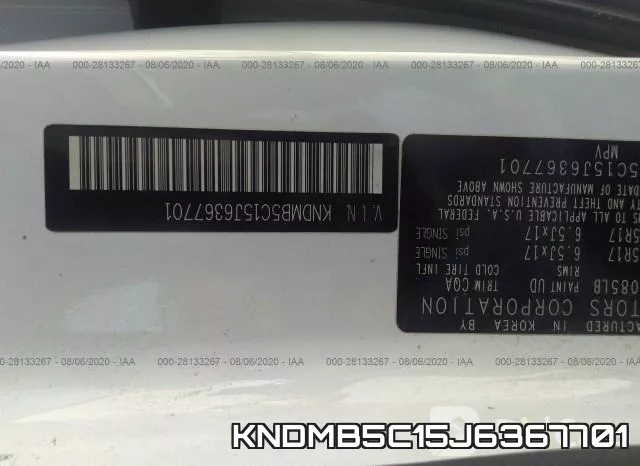 KNDMB5C15J6367701 фото 10