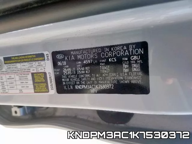 KNDPM3AC1K7530372 фото 2