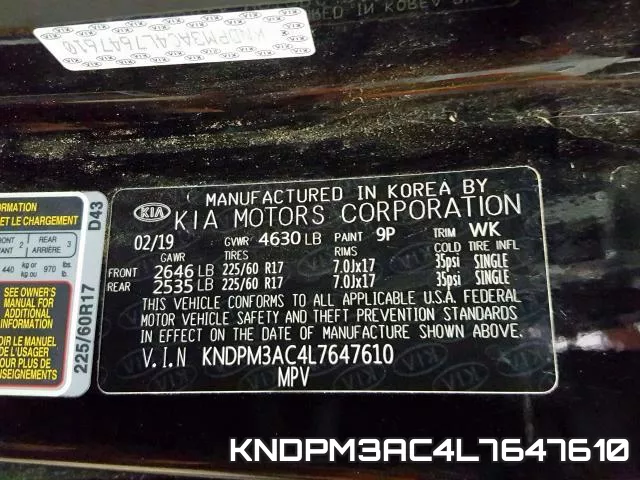 KNDPM3AC4L7647610 фото 2