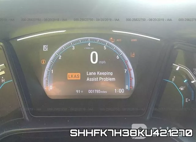 SHHFK7H38KU421270 фото 8
