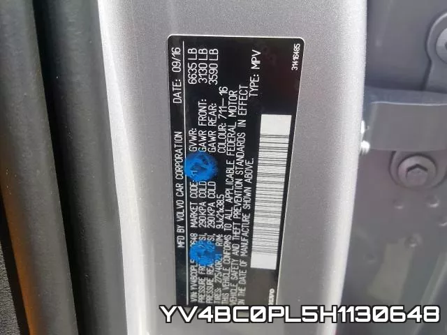 YV4BC0PL5H1130648 фото 2