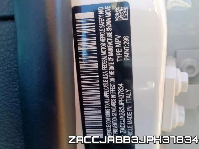 ZACCJABB3JPH37834 фото 2