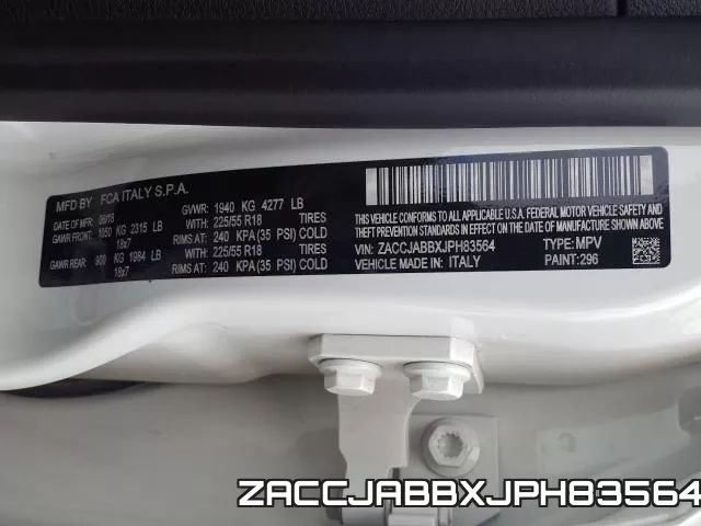 ZACCJABBXJPH83564 фото 2