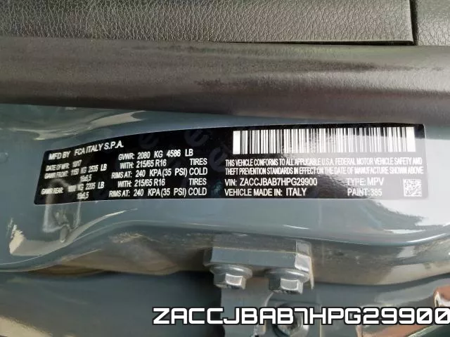 ZACCJBAB7HPG29900 фото 2