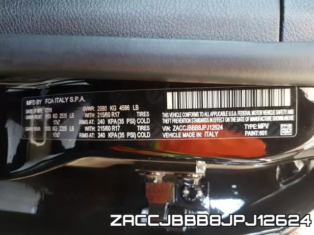 ZACCJBBB8JPJ12624 фото 2