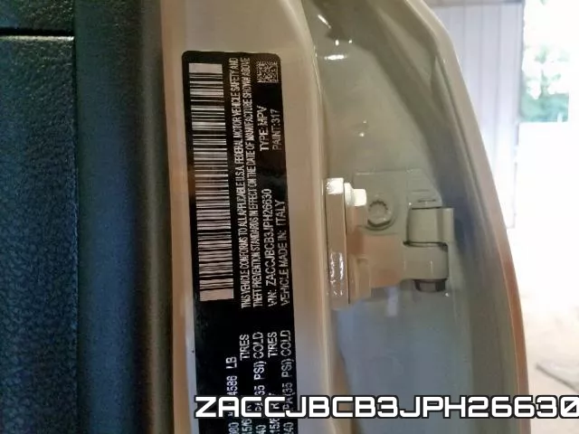 ZACCJBCB3JPH26630 фото 2