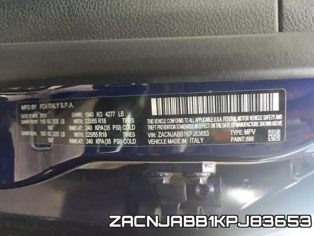 ZACNJABB1KPJ83653 фото 2