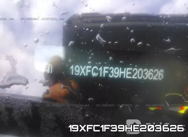 19XFC1F39HE203626 фото 10
