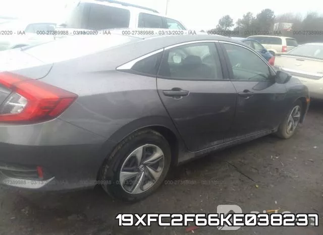 19XFC2F66KE038237 фото 5