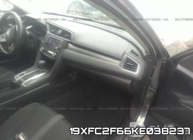 19XFC2F66KE038237 фото 6