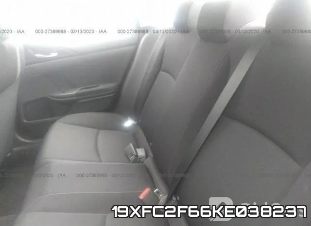 19XFC2F66KE038237 фото 9
