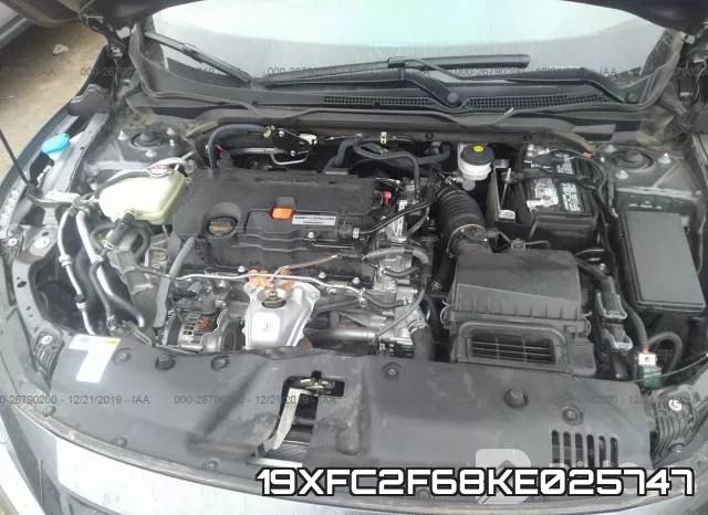 19XFC2F68KE025747 фото 2