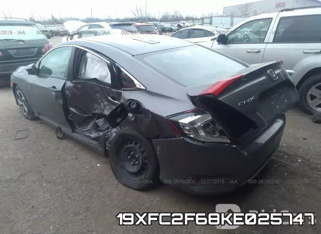 19XFC2F68KE025747 фото 4