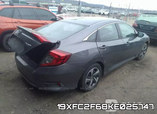 19XFC2F68KE025747 фото 5