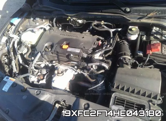 19XFC2F74HE043180 фото 2