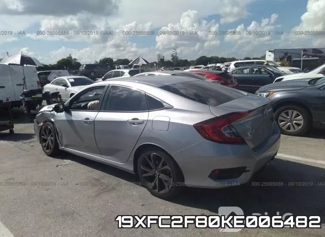 19XFC2F80KE006482 фото 4