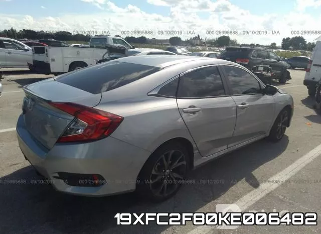 19XFC2F80KE006482 фото 5