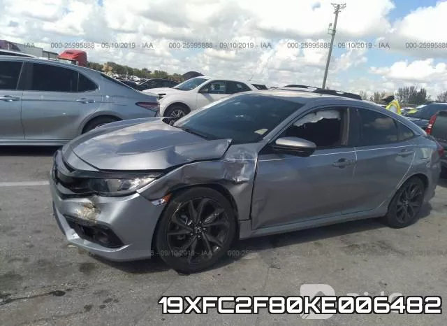 19XFC2F80KE006482 фото 7