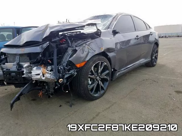 19XFC2F87KE209210 фото 3
