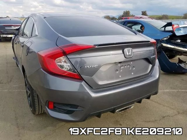 19XFC2F87KE209210 фото 4