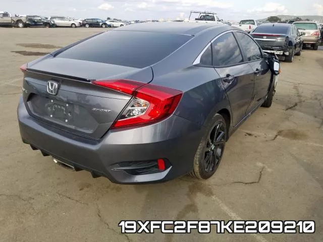 19XFC2F87KE209210 фото 5