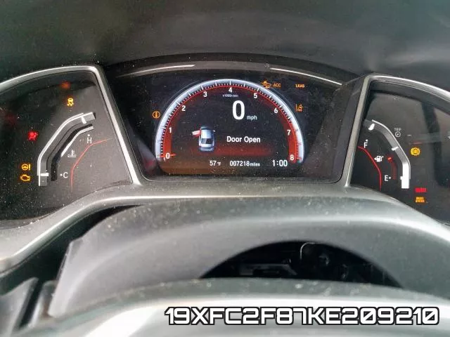 19XFC2F87KE209210 фото 9
