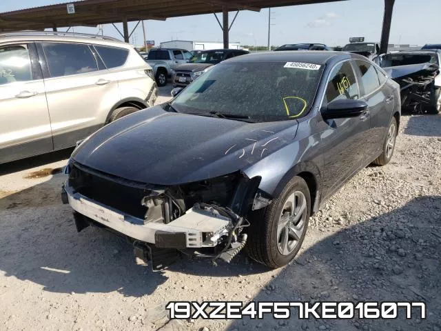 19XZE4F57KE016077 фото 3