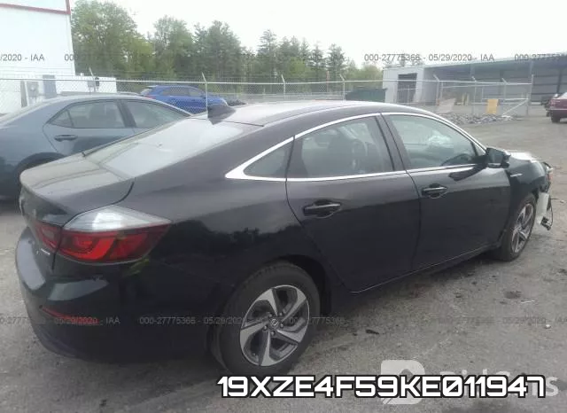 19XZE4F59KE011947 фото 5