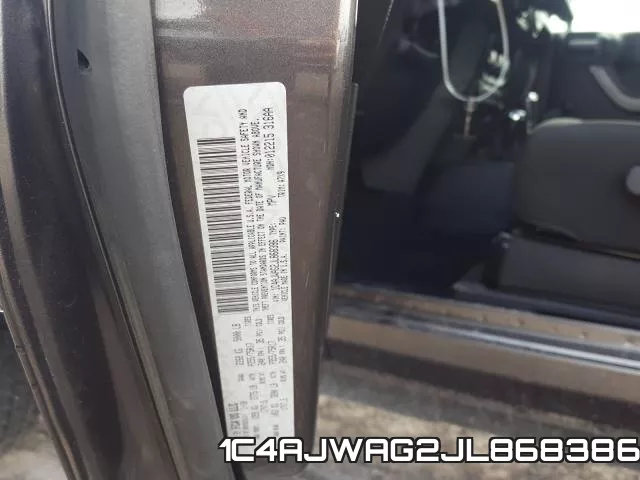 1C4AJWAG2JL868386 фото 2