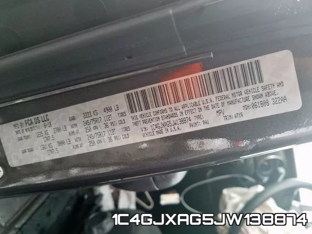 1C4GJXAG5JW138874 фото 2